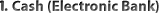 Cash (Electronic Bank) Cash (Electronic Bank)